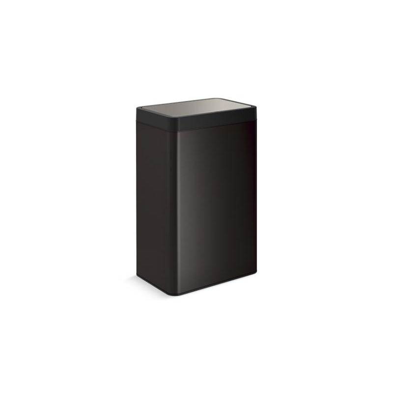 13-gallon touchless stainless steel trash can-shop