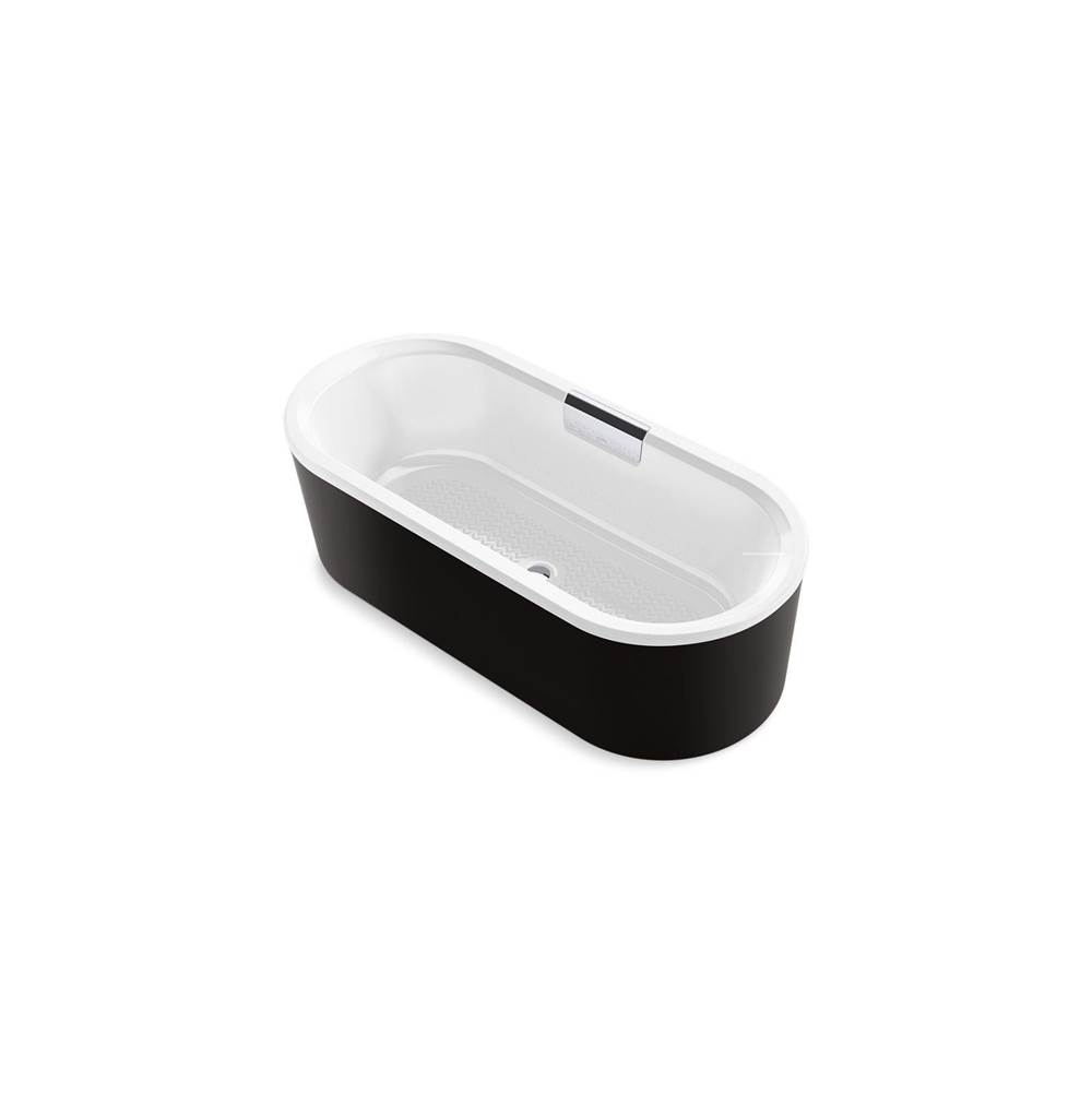 Volute™ 63'' x 28-3/8'' freestanding bath with shroud-shop