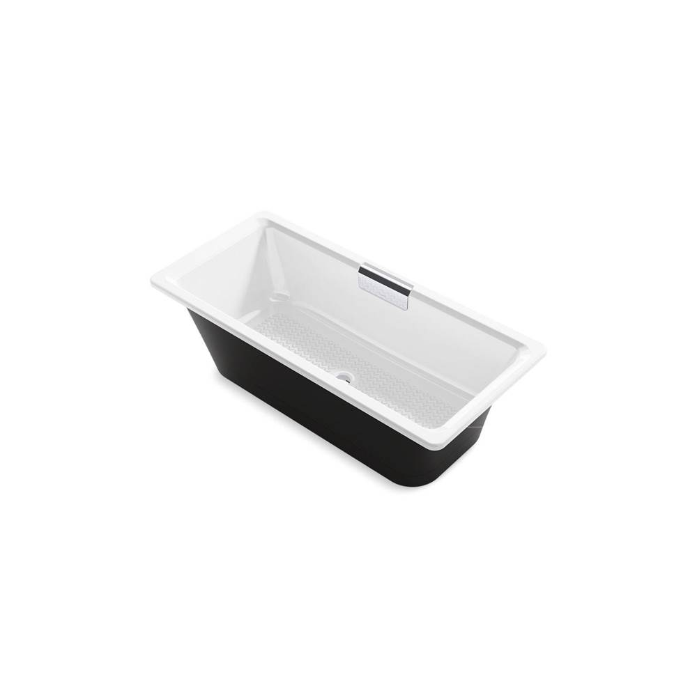 Volute™ 63'' x 28-3/8'' freestanding bath with base-shop