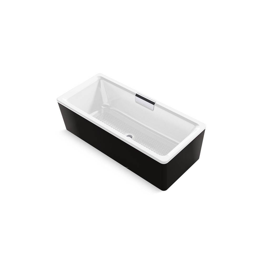 Volute™ 63'' x 28-3/8'' freestanding bath with shroud-shop