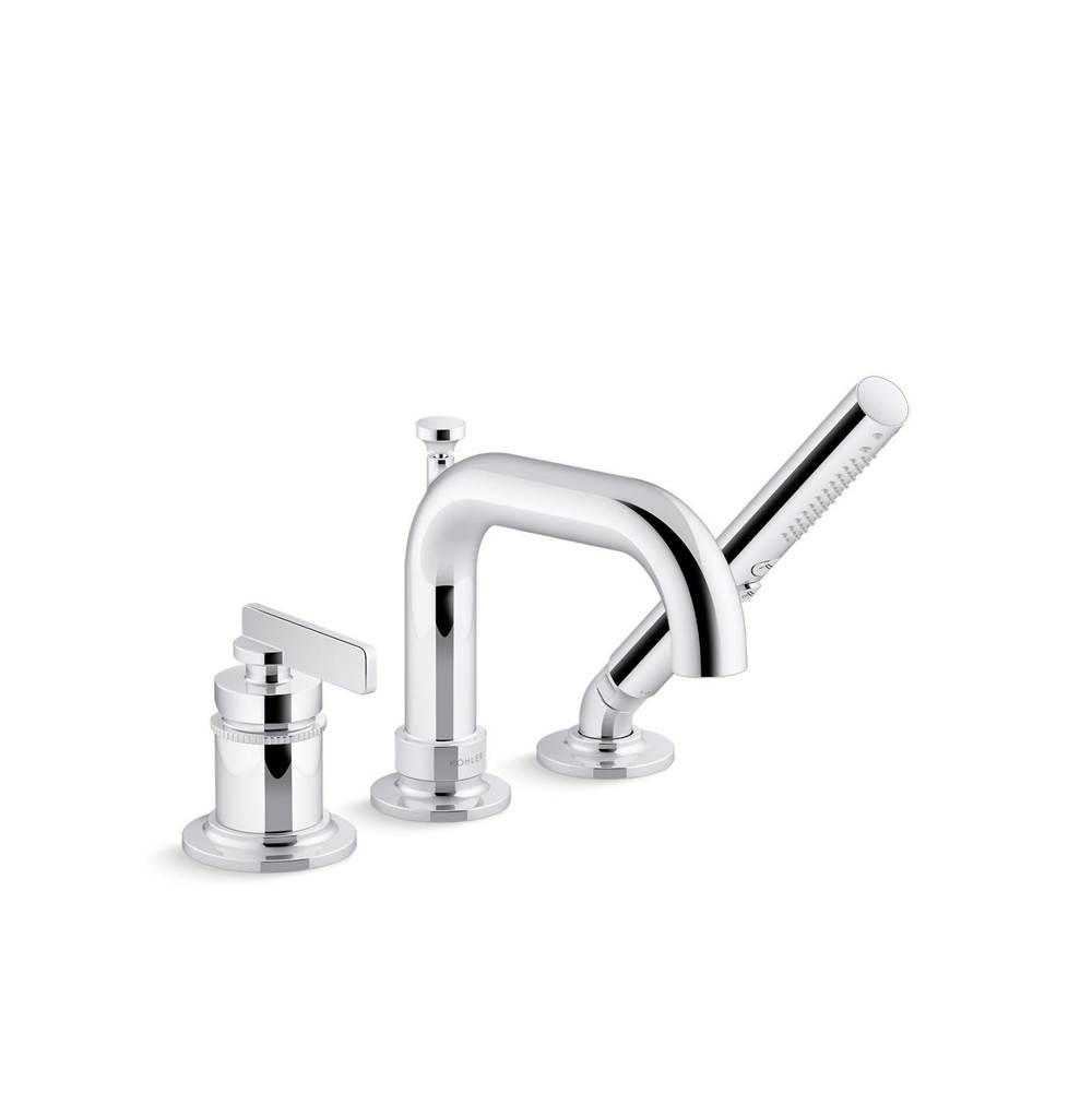 Castia™ by Studio McGee Deck-mount bath faucet with handshower-shop