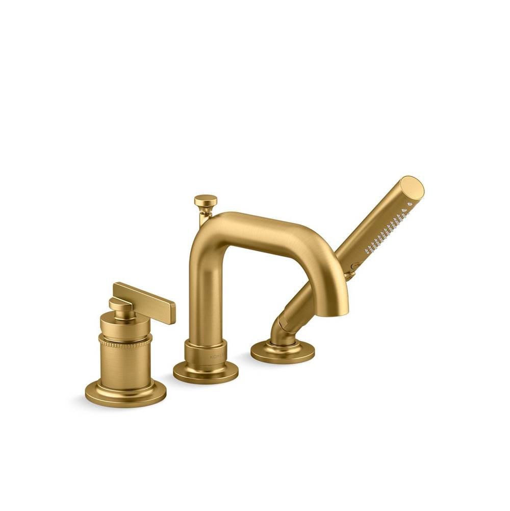 Castia™ by Studio McGee Deck-mount bath faucet with handshower-related