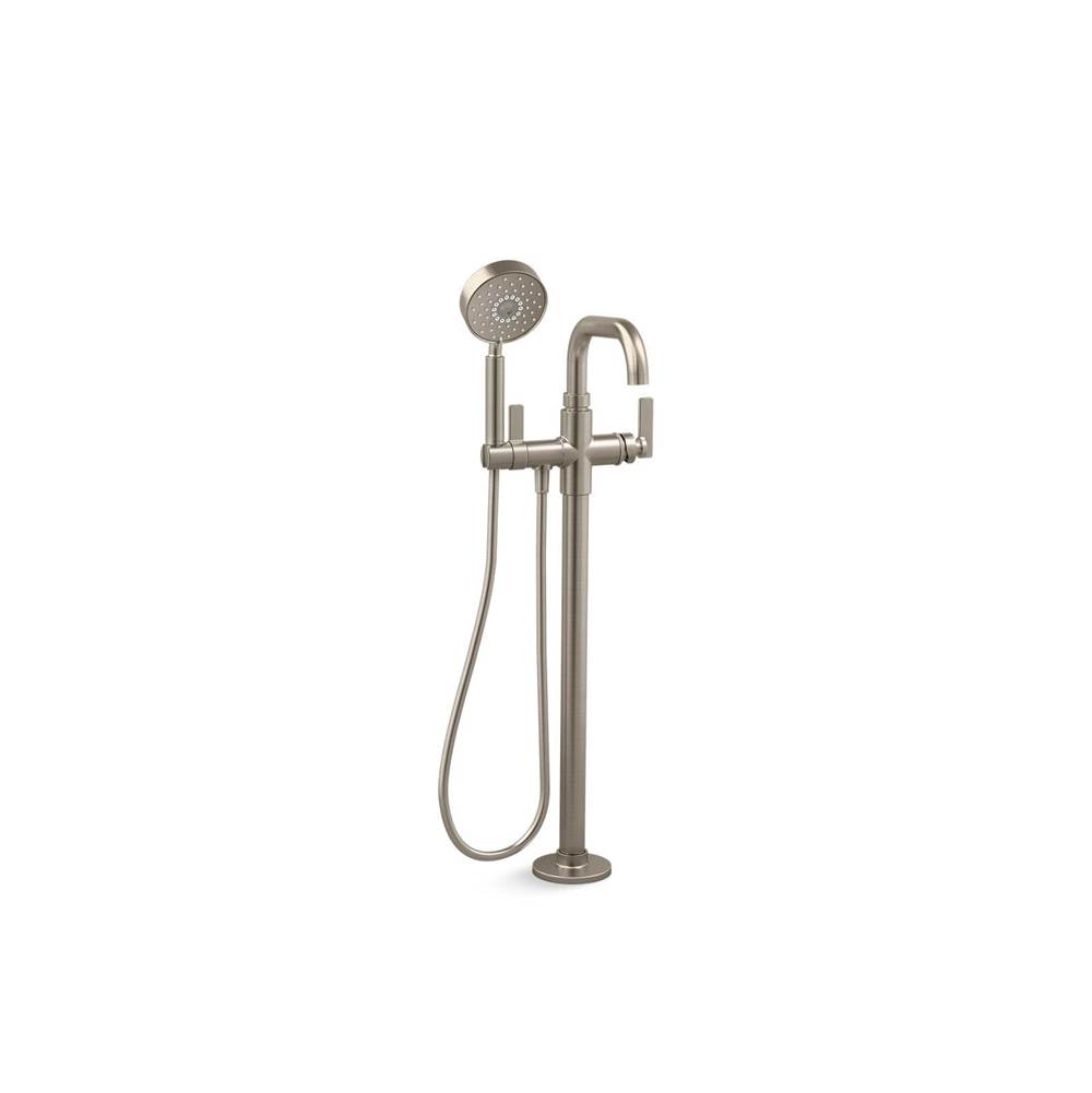 Castia™ by Studio McGee Floor-mount bath filler trim with handshower-shop