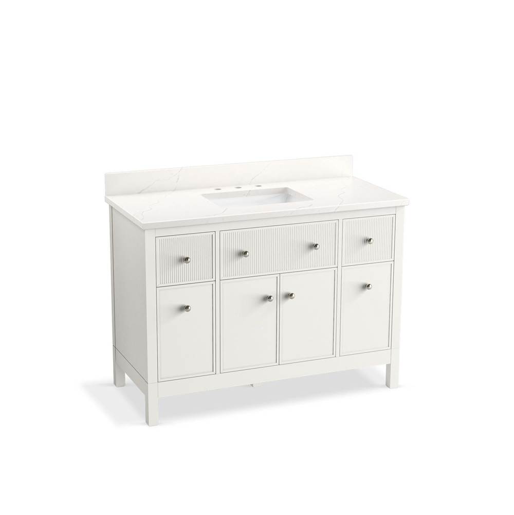 Malin™ by Studio McGee 48'' bathroom vanity cabinet with sink and quartz top-shop