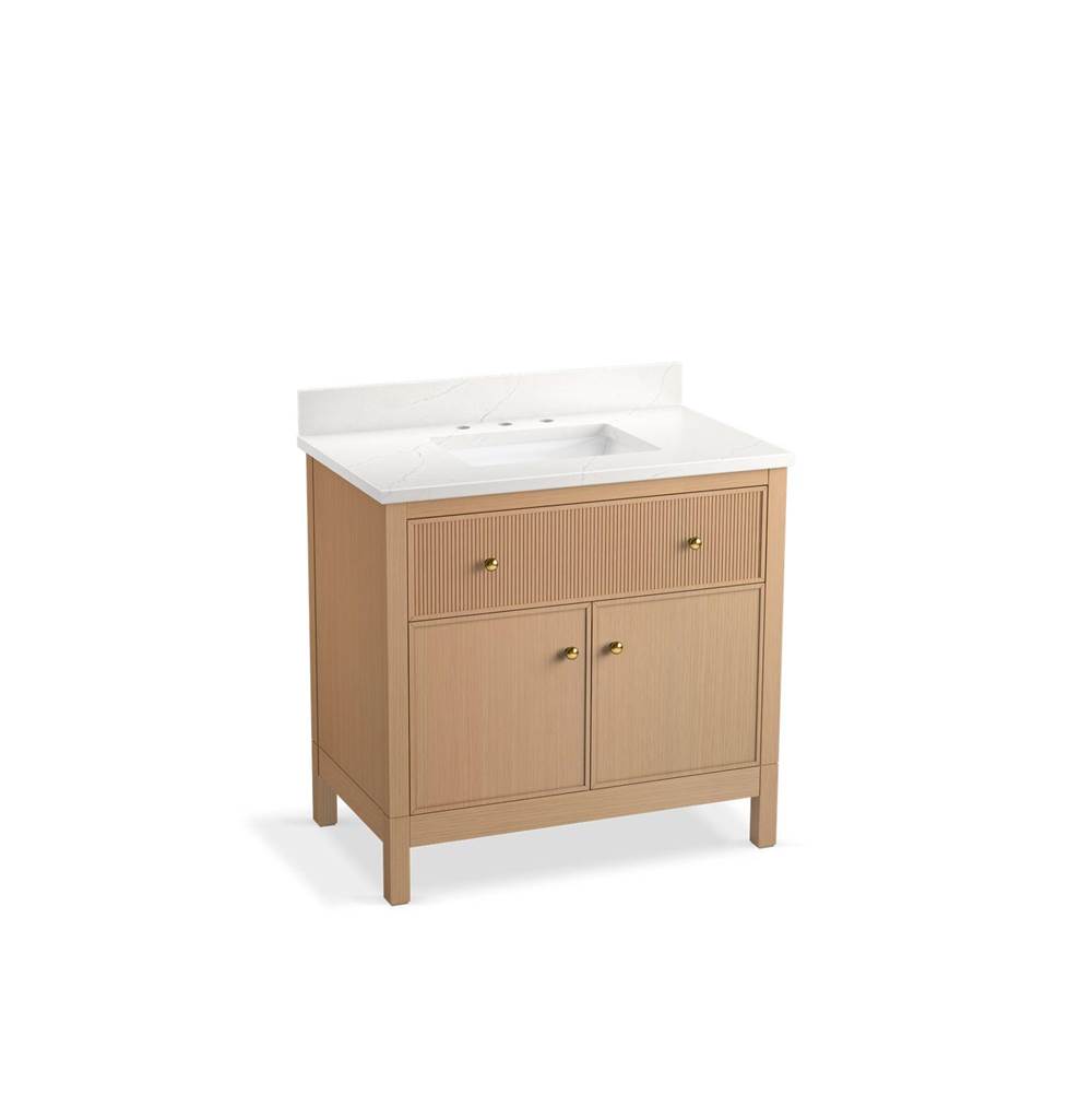 Malin™ by Studio McGee 36'' bathroom vanity cabinet with sink and quartz top-shop