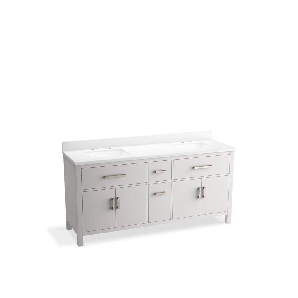 Kresla 72 in. Bathroom Vanity Cabinet With Sinks And Quartz Top-related