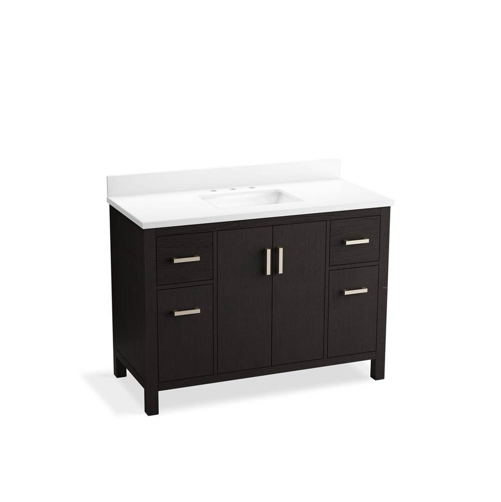 Kresla 48 in. Bathroom Vanity Cabinet With Sink And Quartz Top-shop