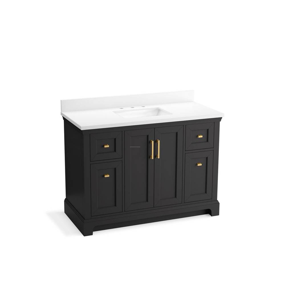Charlemont 48 in. Bathroom Vanity Cabinet With Sink And Quartz Top-shop