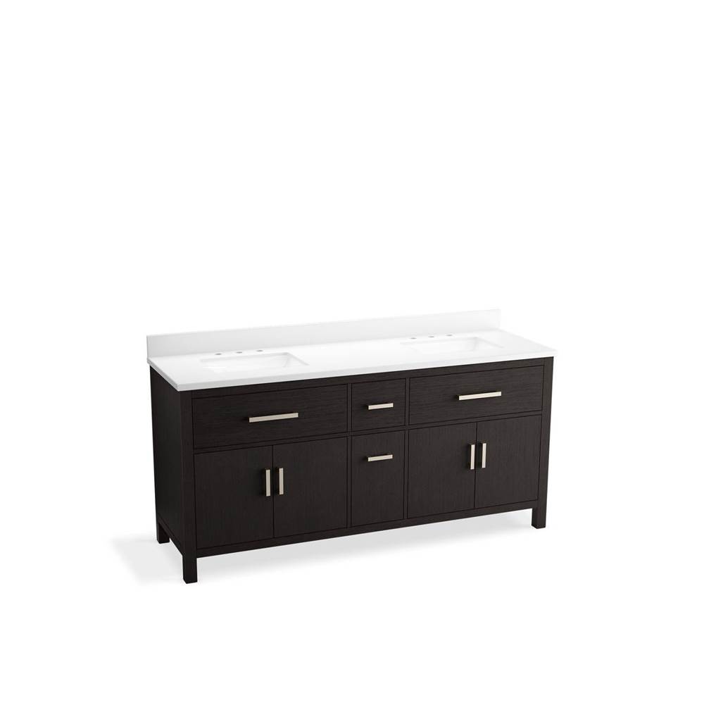 Kresla 72 in. Bathroom Vanity Cabinet With Sinks And Quartz Top-related