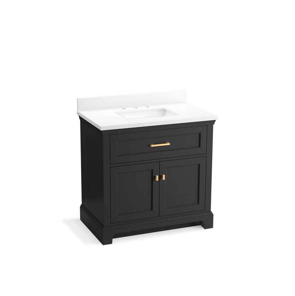 Charlemont 36 in. Bathroom Vanity Cabinet With Sink And Quartz Top-related