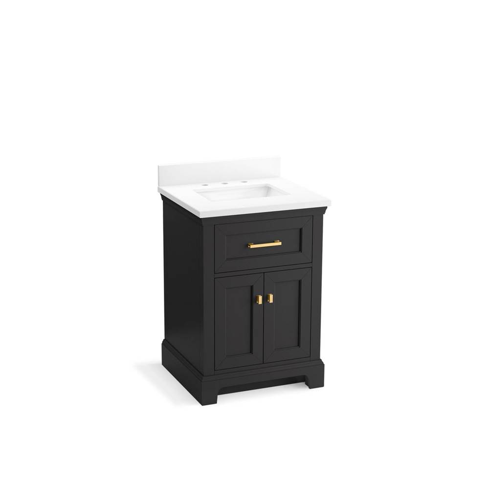 Charlemont 24 in. Bathroom Vanity Cabinet With Sink And Quartz Top-shop