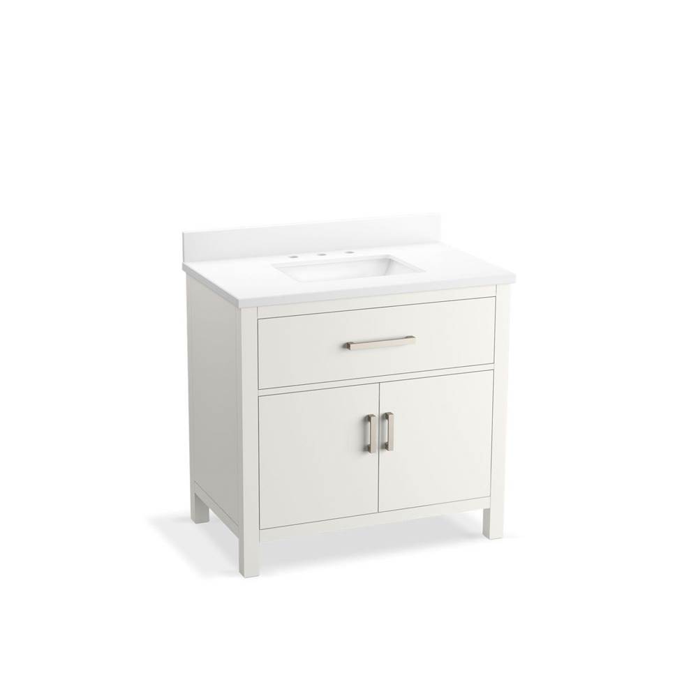 Kresla 36 in. Bathroom Vanity Cabinet With Sink And Quartz Top-shop