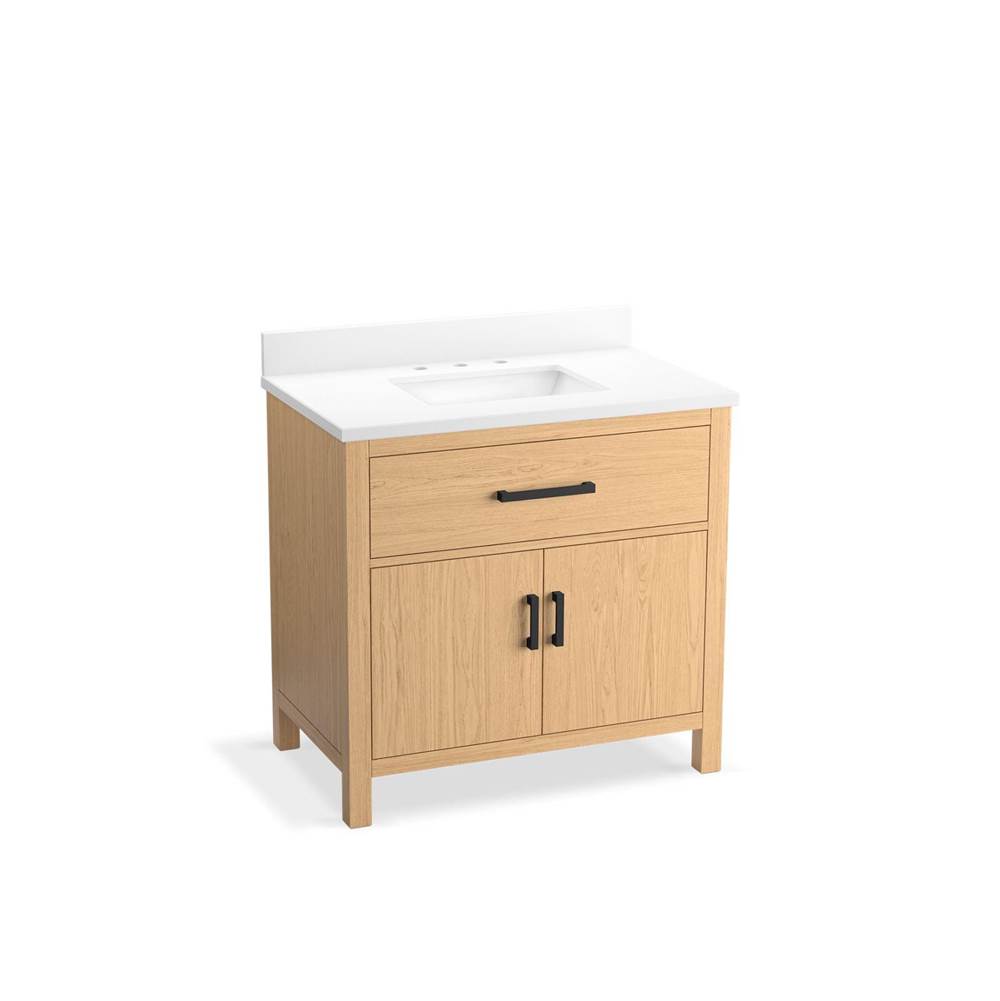 Kresla 36 in. Bathroom Vanity Cabinet With Sink And Quartz Top-shop