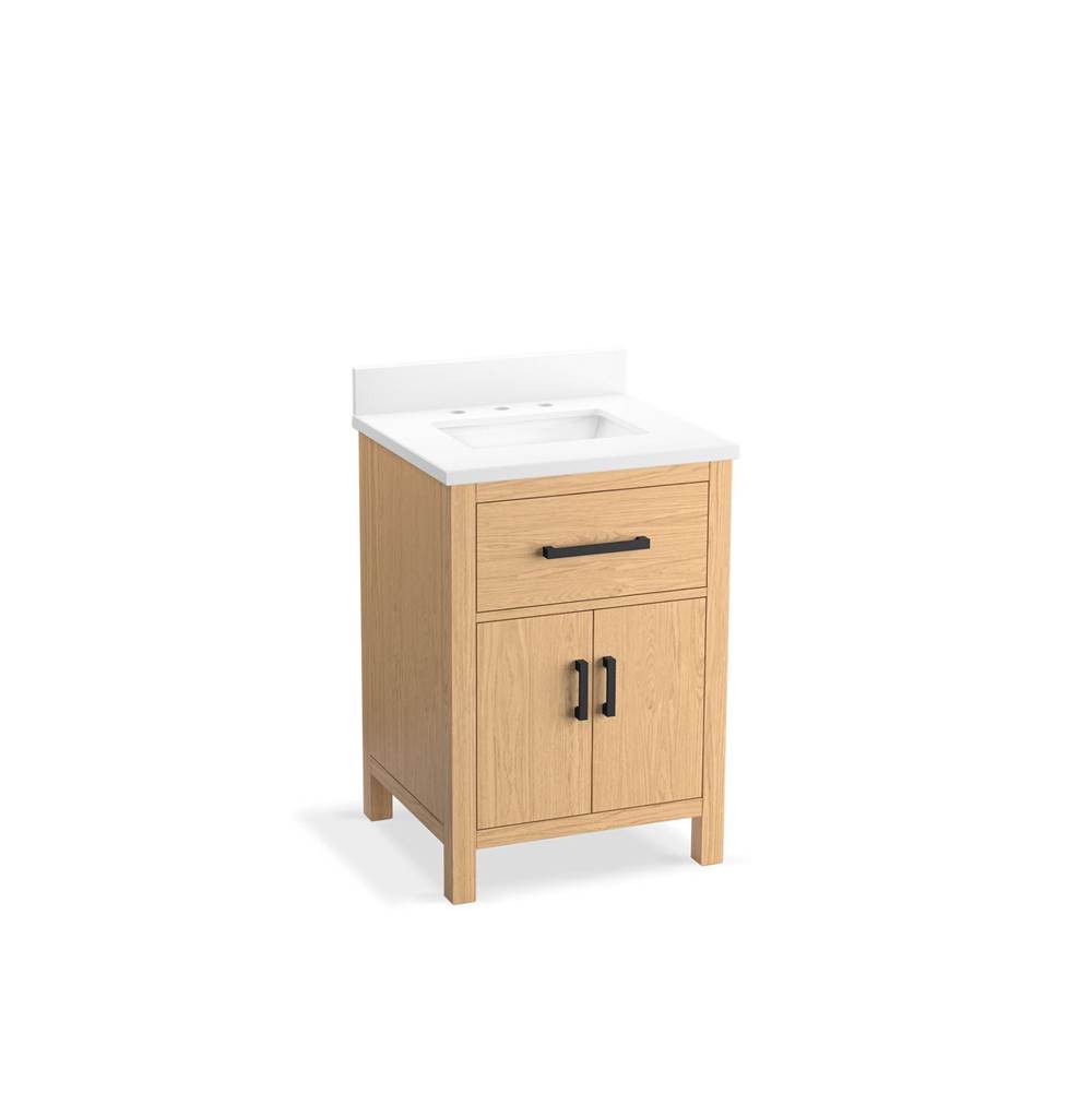 Kresla 24 in. Bathroom Vanity Cabinet With Sink And Quartz Top-shop