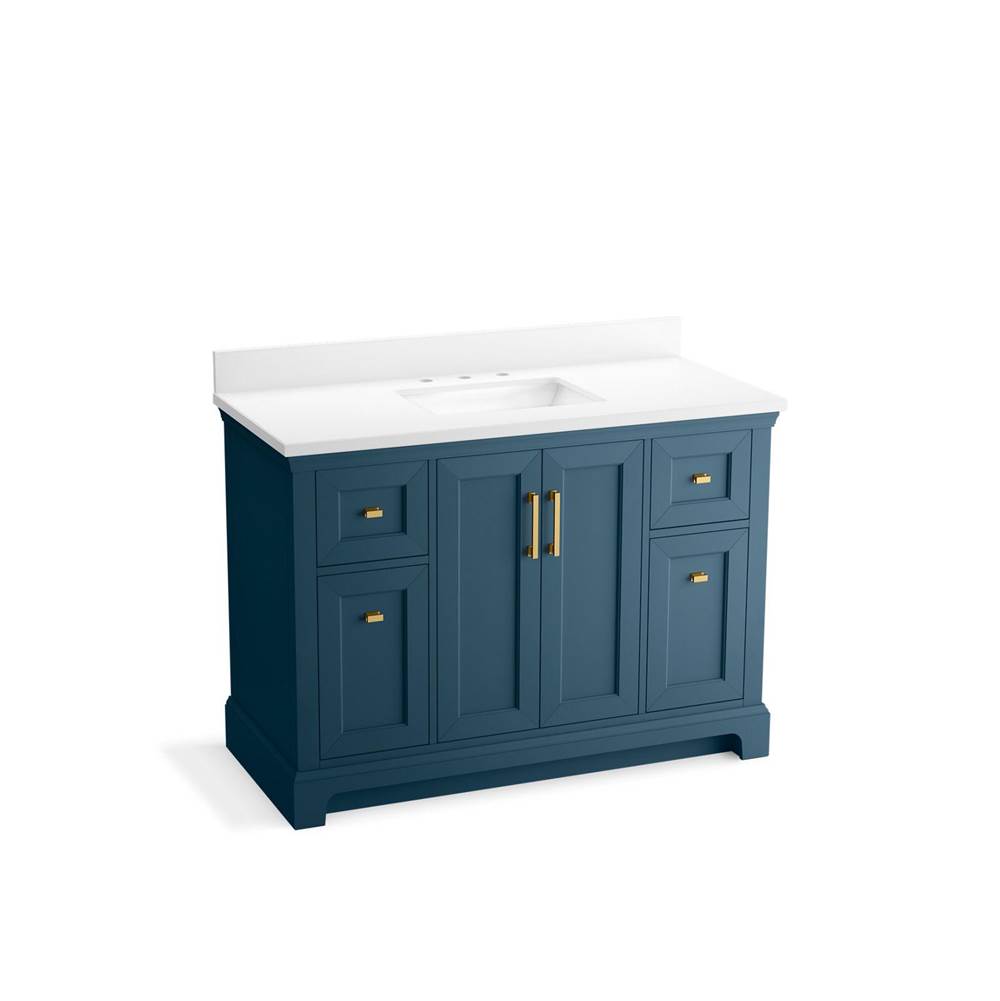 Charlemont 48 in. Bathroom Vanity Cabinet With Sink And Quartz Top-shop