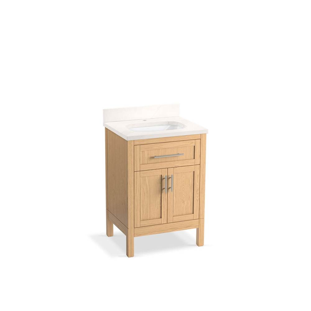 Hadron™ 24'' bathroom vanity cabinet with sink and quartz top-shop