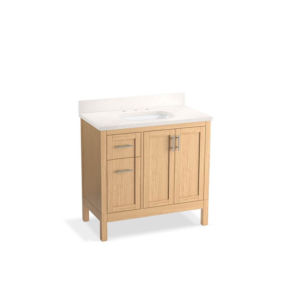 Hadron™ 36'' bathroom vanity cabinet with sink and quartz top-shop