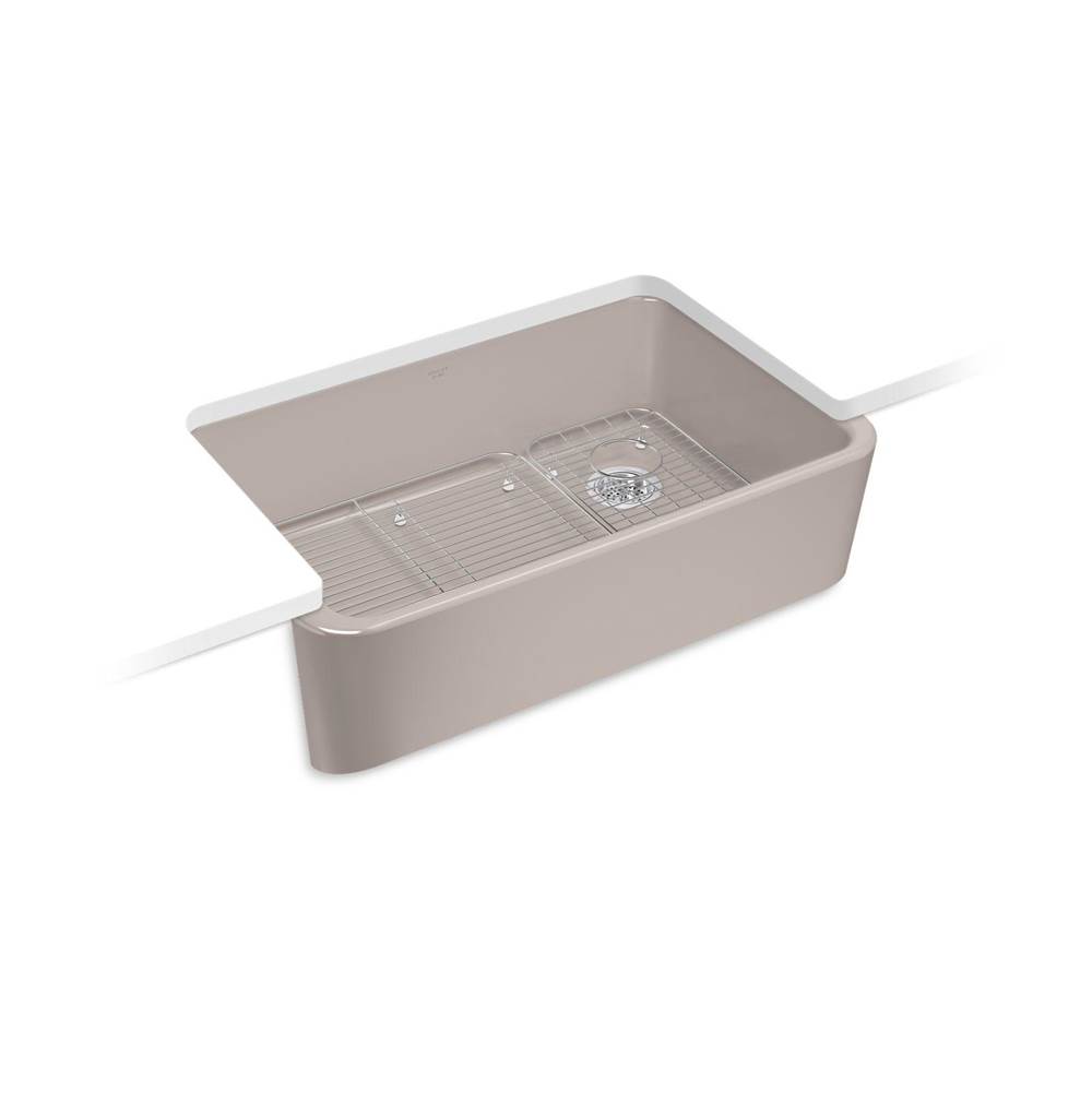 Ironridge® 34'' undermount single-bowl farmhouse kitchen sink-shop
