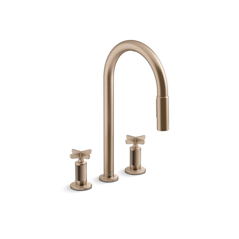 Billet™ Touchless pull-down kitchen sink faucet with two-function sprayhead-related