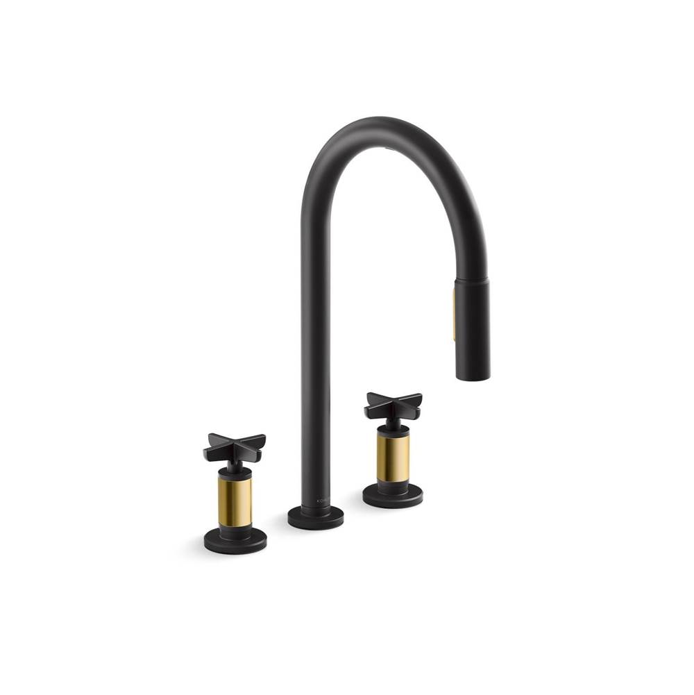 Billet™ Touchless pull-down kitchen sink faucet with two-function sprayhead-related