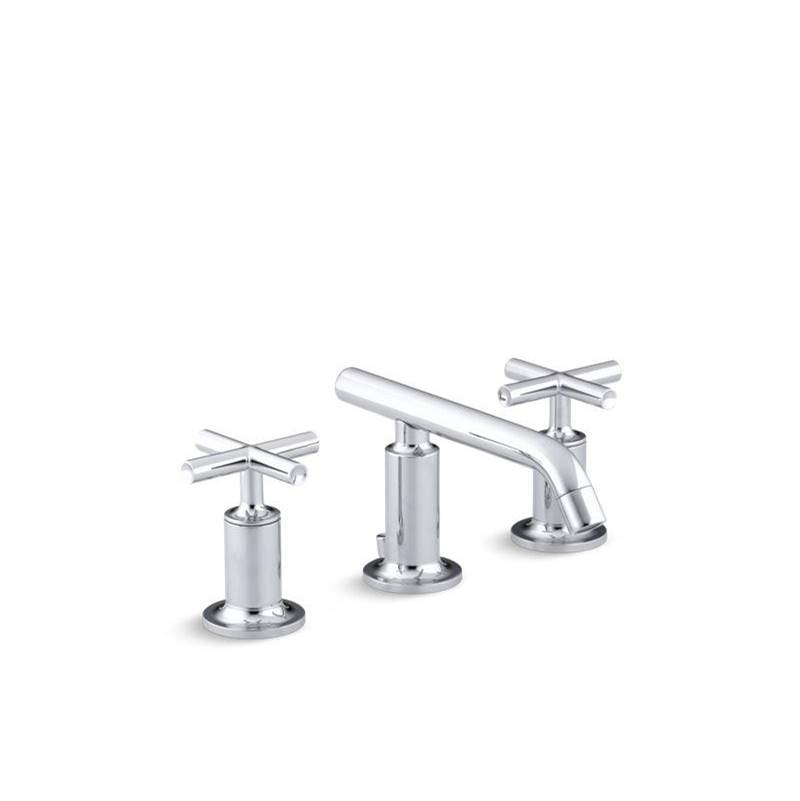Purist® Widespread bathroom sink faucet with cross handles, 1.2 gpm-shop