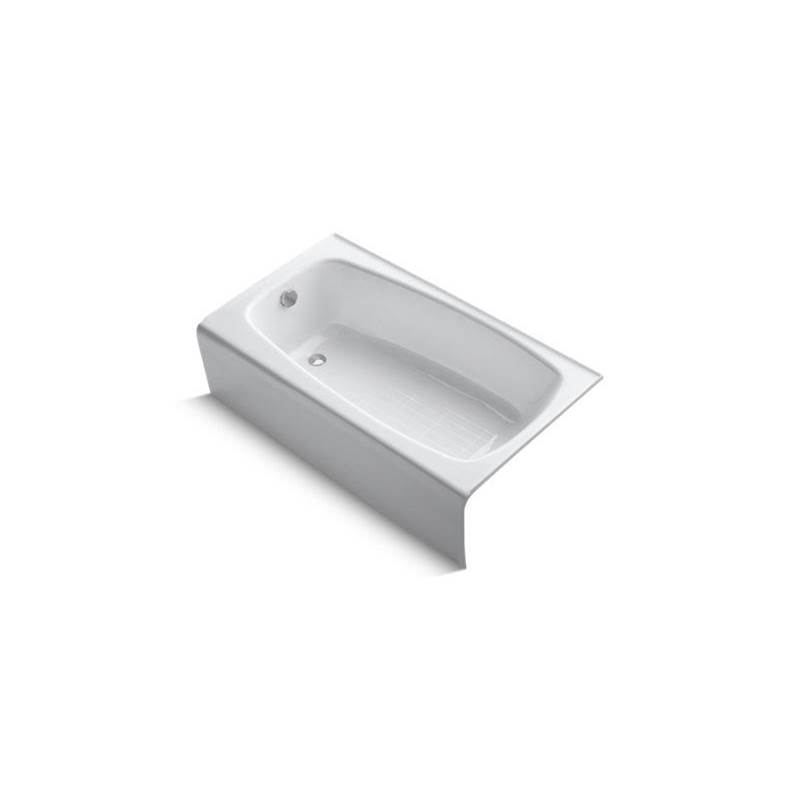 Seaforth™ 54'' x 30-1/4'' alcove bath with left-hand drain-related