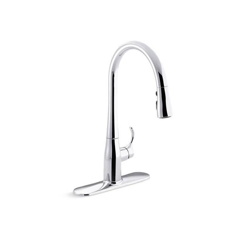 Simplice® Pull-down kitchen sink faucet with three-function sprayhead-related