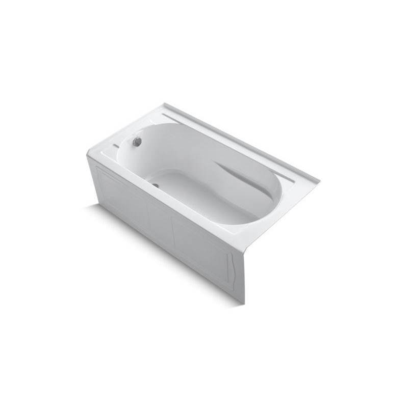 Devonshire® 60'' x 32'' alcove bath with integral apron, integral flange and left-shop