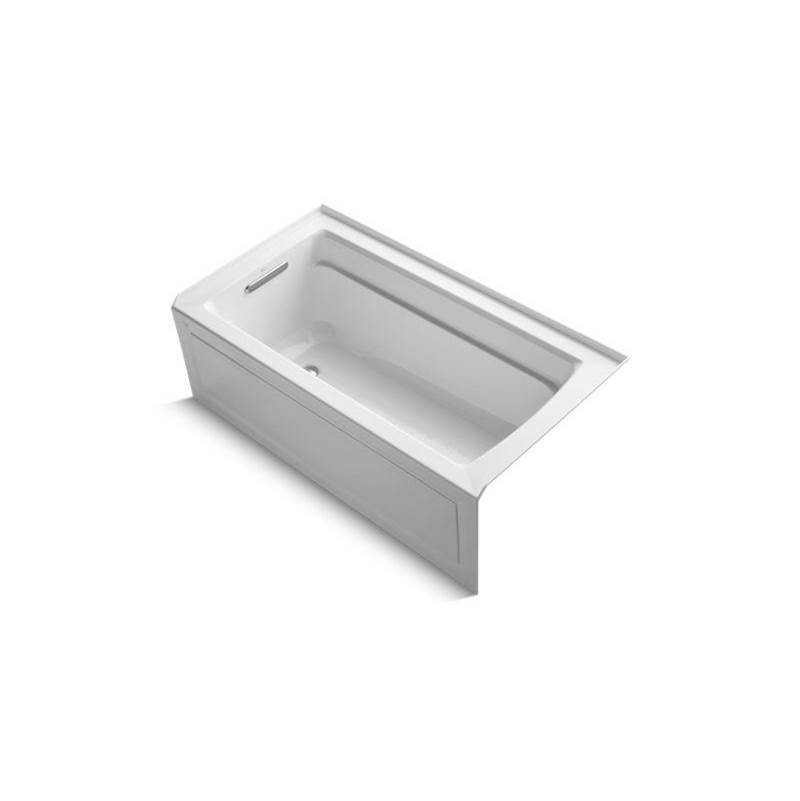 Archer® 60'' x 32'' alcove bath with Bask® heated surface, integral apron, integr-related