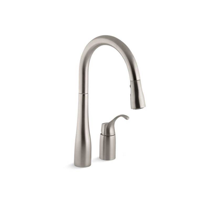Simplice® Pull-down kitchen sink faucet with three-function sprayhead-related