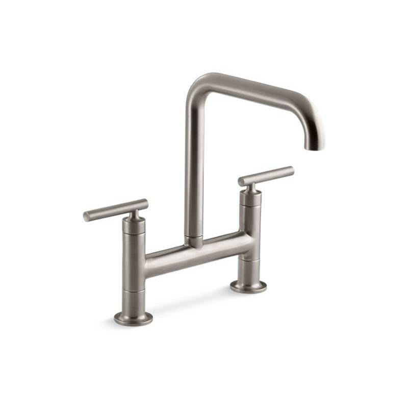 Purist® Two-hole bridge kitchen sink faucet-related