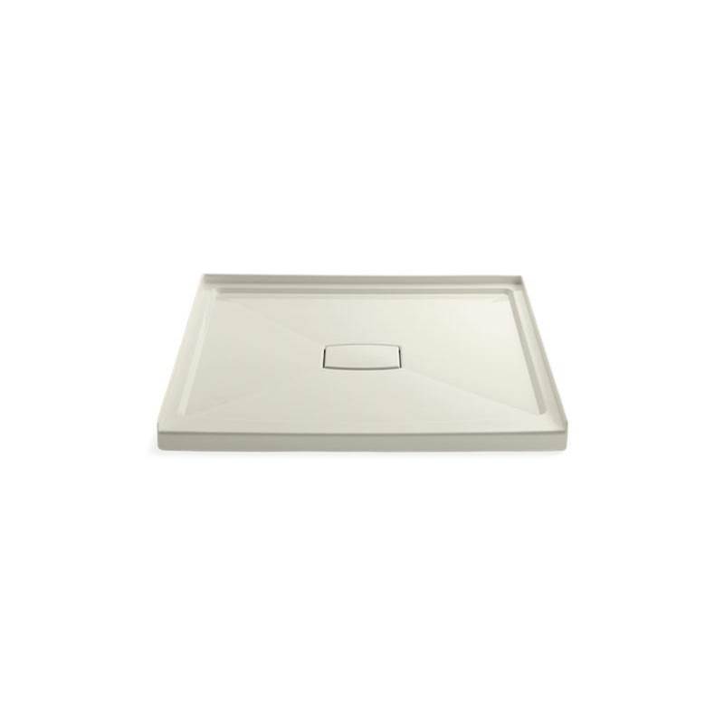 Archer® 48'' x 48'' single threshold center drain shower base with removable cove-shop