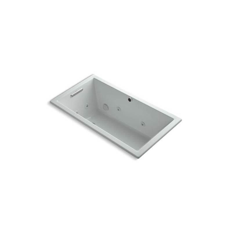 Underscore® 60'' x 32'' heated whirlpool bath with end drain-shop