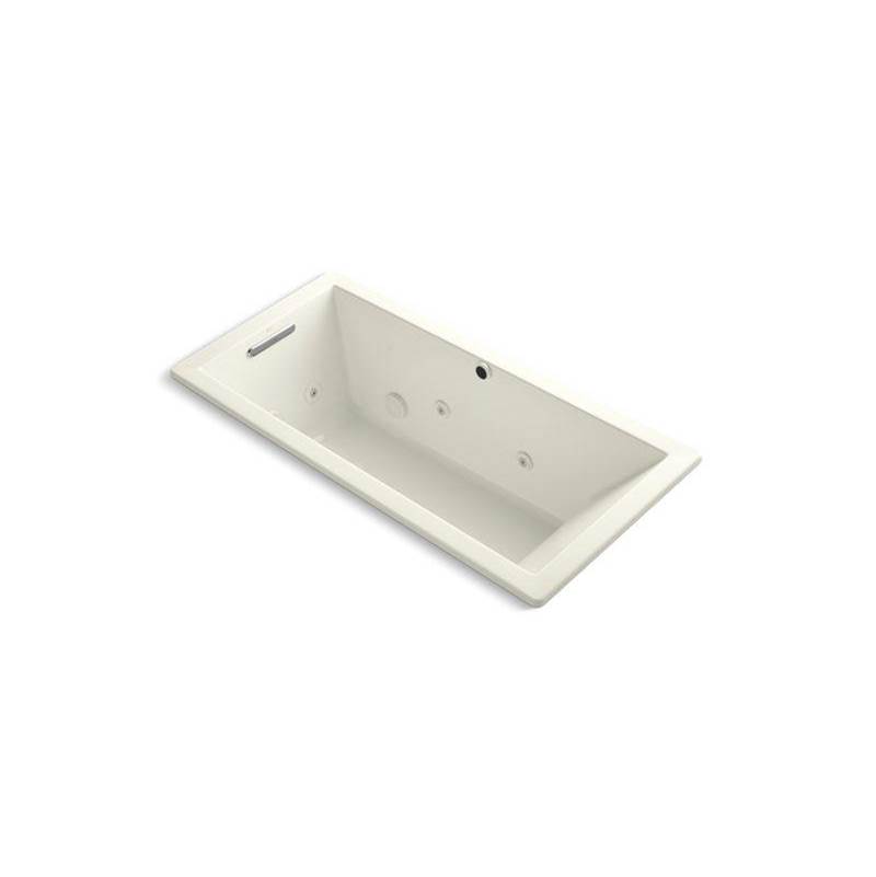 Underscore® 66'' x 32'' heated whirlpool bath with end drain-shop