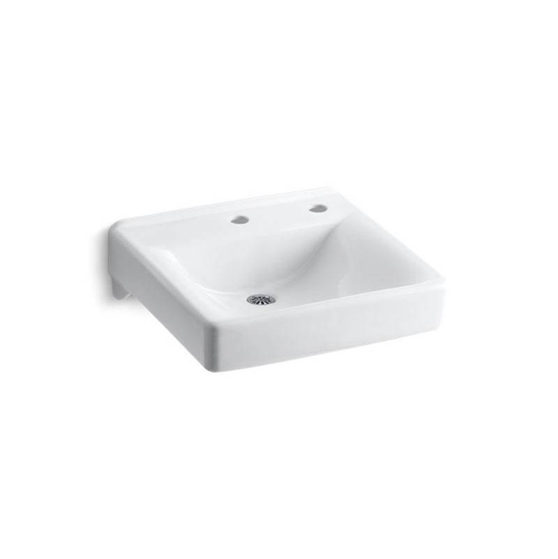 Soho® 20'' x 18'' wall-mount/concealed arm carrier bathroom sink with single fauc-shop