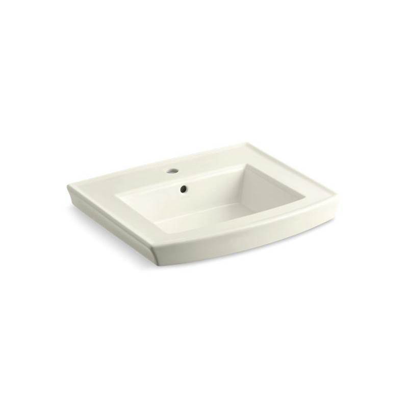 Archer® Pedestal bathroom sink with single faucet hole-shop