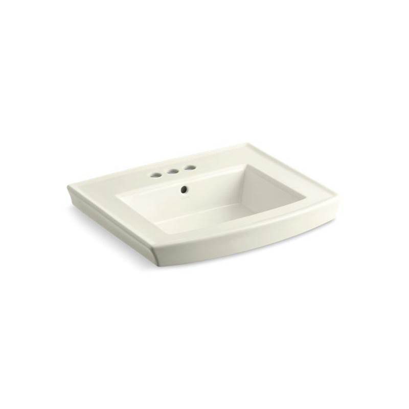Archer® Pedestal bathroom sink with 4'' centerset faucet holes-shop
