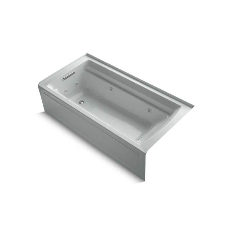 Archer® 72'' x 36'' alcove whirlpool bath with integral apron and left-hand drain-related