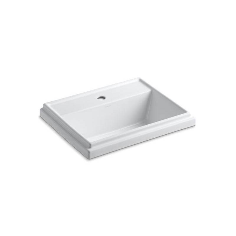 Tresham® Rectangle Drop-in bathroom sink with single faucet hole-related