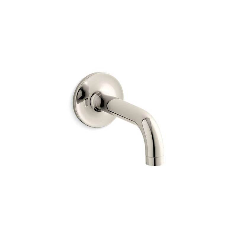 Purist® Wall-mount non-diverter bath spout, 90-degrees-shop
