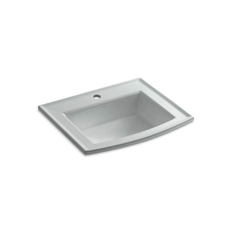 Archer® Drop-in bathroom sink with single faucet hole-shop