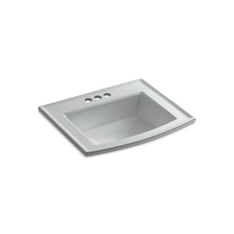 Archer® Drop-in bathroom sink with 4'' centerset faucet holes-shop
