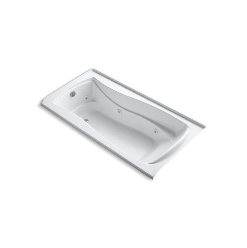 Mariposa® 72'' x 36'' alcove whirlpool bath with integral flange and left-hand dr-related