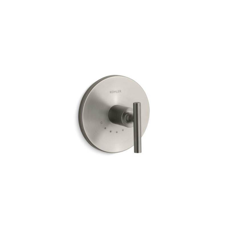 Purist® MasterShower® temperature control valve trim with lever handle-shop