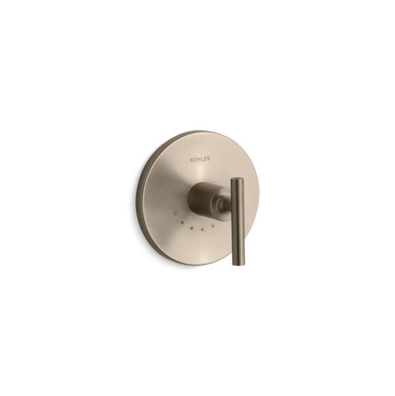 Purist® MasterShower® temperature control valve trim with lever handle-shop