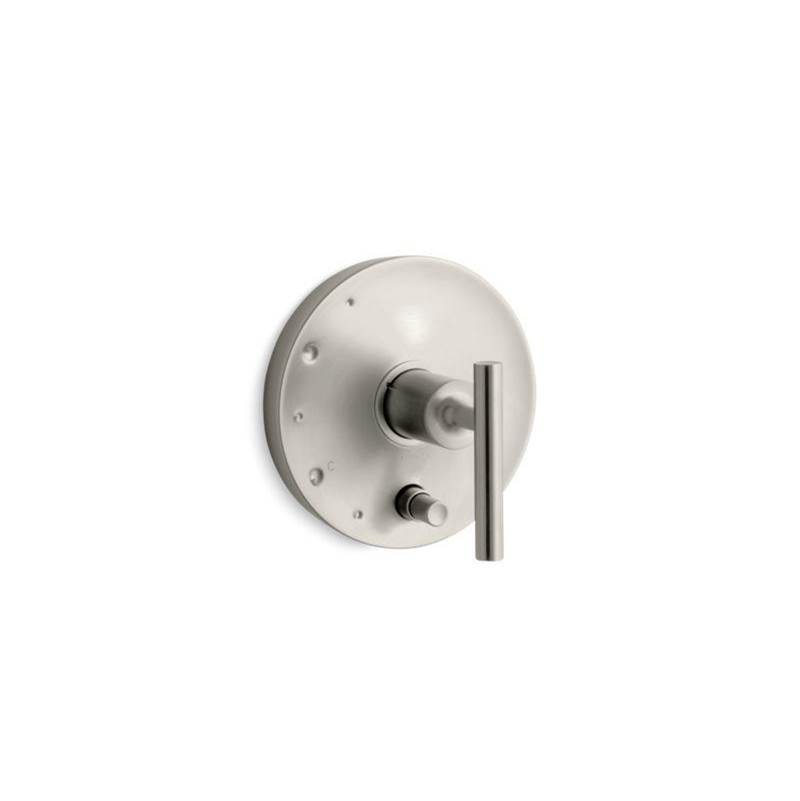 Purist® Rite-Temp® valve trim with push-button diverter and lever handle-related