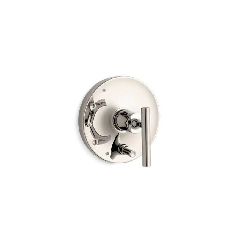 Purist® Rite-Temp® valve trim with push-button diverter and lever handle-related