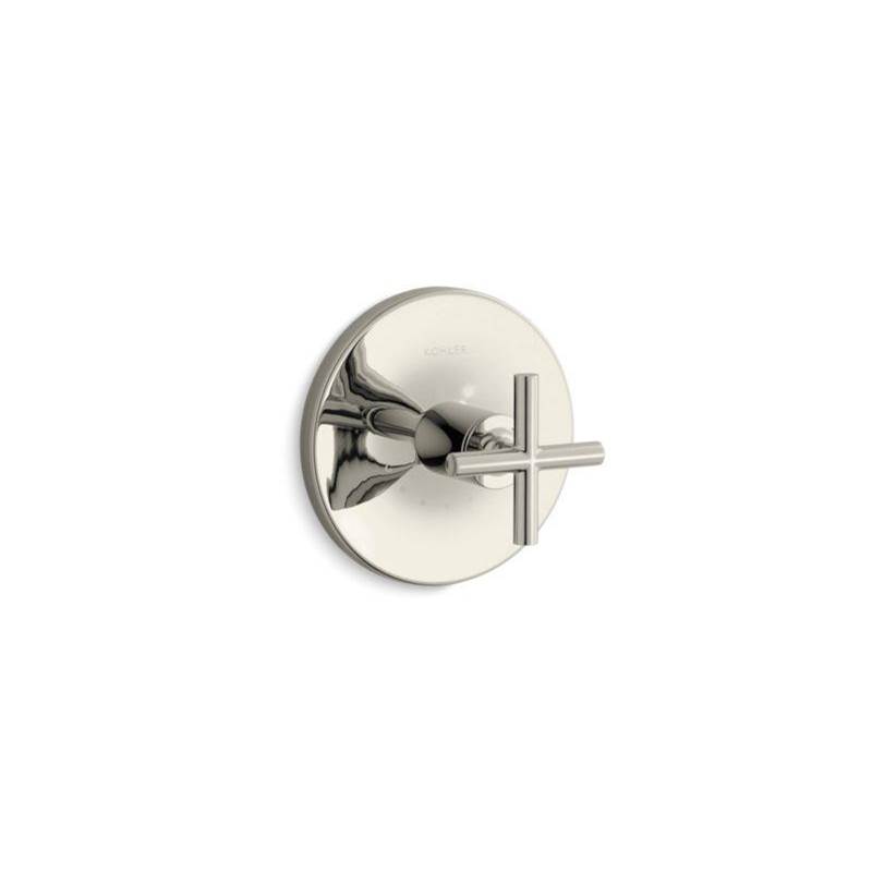 Purist® MasterShower® temperature control valve trim with cross handle-shop