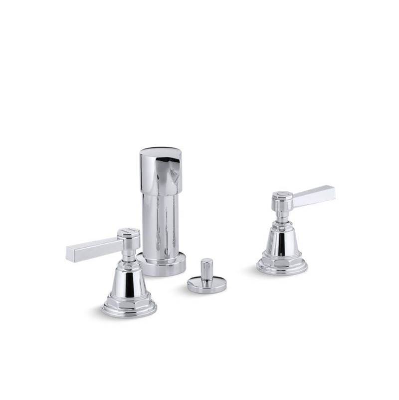 Pinstripe® Pure Vertical spray bidet faucet with lever handles-shop