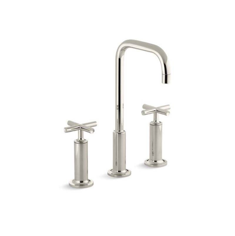 Purist® Widespread bathroom sink faucet with cross handles, 1.2 gpm-shop